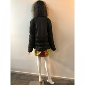 NAISTEN MUSTA HUPPAINEN TURVA RLWPC0060