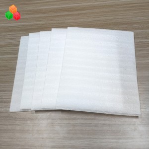 Mukautettu läpinäkyvä iskunkestävä vedenpitävä antistaattinen epe-vaahtopussi PE PO -kalvoa sakeuttava laajennettu polyeteenipakkauspussi