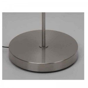 Moderni lattiavalaisin kankaalla, musta sävy kullan sisällä