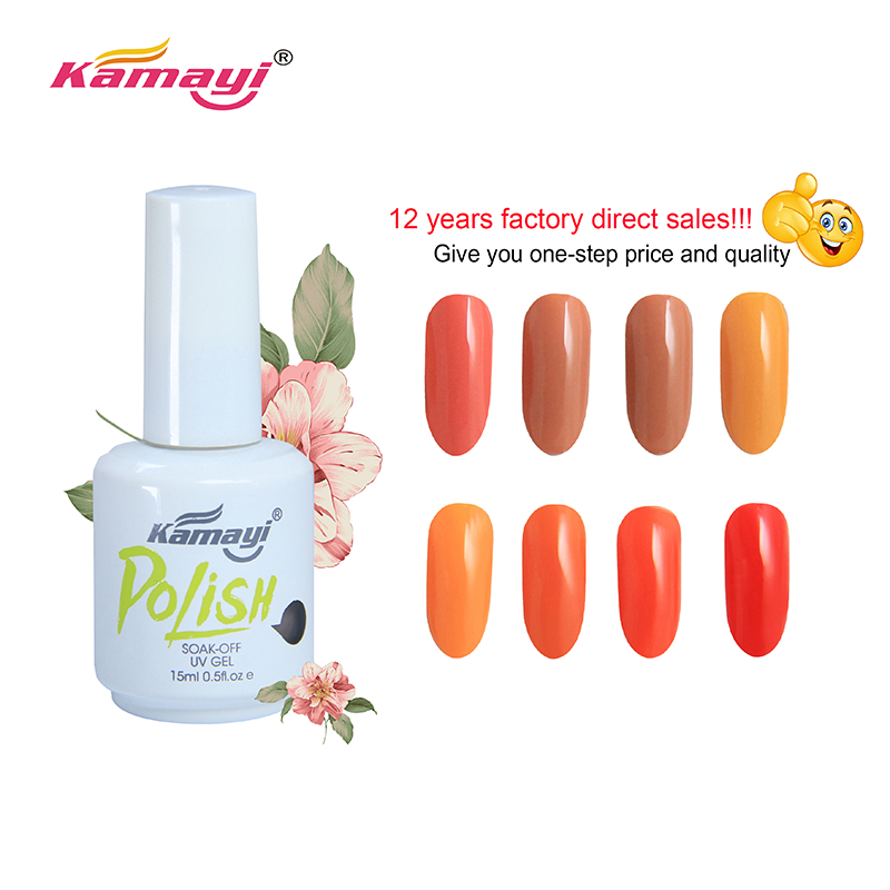 Kamayi Gel Uv / johti kolme Step Gel Nail, Chiodo Del Soak Off Gel -lakkaa