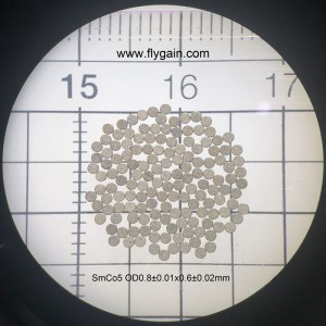 2019 Kiina Valmistaja Micro Precision Small SmCo Ring Magnet