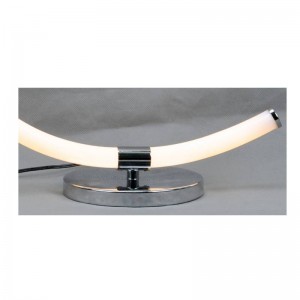 LED-pöytävalaisin C-muotoisella akryyliputkella