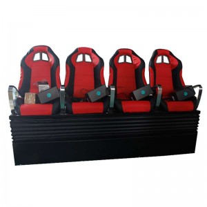 Mielenkiintoinen teatteri 4-paikkainen 9dvr-elokuva 3 dof dynaaminen alusta