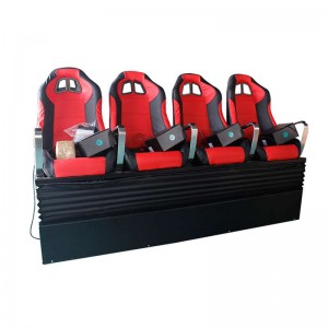 Mielenkiintoinen teatteri 4-paikkainen 9dvr-elokuva 3 dof dynaaminen alusta