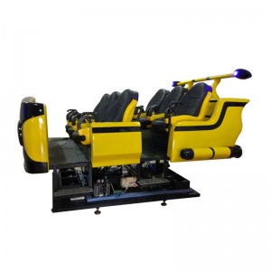 Uudet huvipuistovarusteet 6 dof-simulaattorin liikealusta 9d vr avaruusalus 6 istuinta 9dvr perheelle