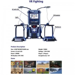 Moninpelin HTC VR seisova interaktiivinen ammunta \/ nyrkkeily \/ Sabre Beat -pelisimulaattori