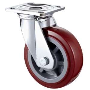 Heavy Duty - kromattu kotelo mustalla TPE-pyörällä1