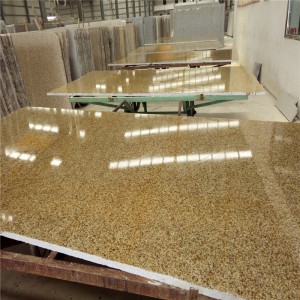 G682 sumuinen ruoste keltainen graniittilaatta