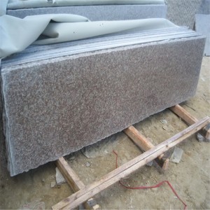 G687 persikkapunainen graniittilaatta lattialaatat