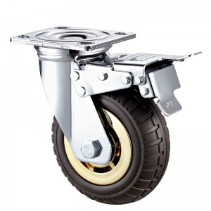 Heavy Duty - kromattu kotelo mustalla TPE-pyörällä11