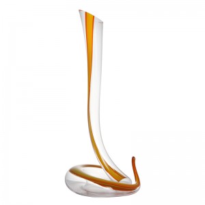 Sanzo tukku käsintehtyjä lasitavaroita valmistava ainutlaatuinen yhden lasin punaviinivannatin \/ Flagon 1200ml \/ 40oz 900031