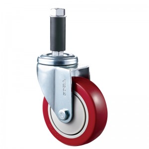 Medium Duty - kromattu kotelo punaisella Diamand TPE -pyörällä