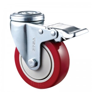 Medium Duty - kromattu kotelo punaisella Diamand TPE -pyörällä