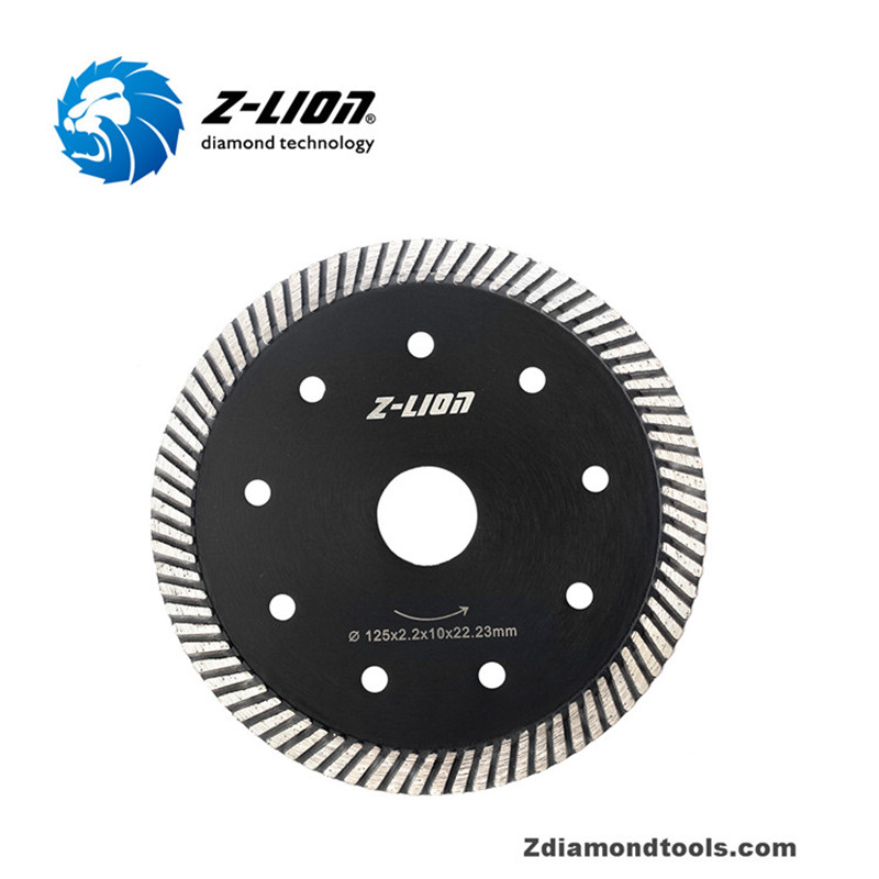 ZL-HB03 korkeahyötysuhtaiset aalto timanttigraniittiterät, joissa kapeat hampaat