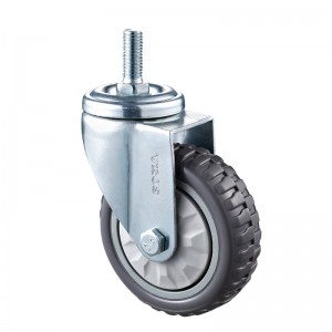 Medium Duty - kromattu kotelo harmaalla Diamand TPE -pyörällä