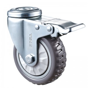 Medium Duty - kromattu kotelo harmaalla Diamand TPE -pyörällä