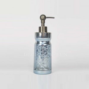 Pyöreä laserleikkauskuvioinen lasi-kylpyhuone tarvikkeet