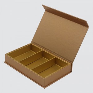 Mukautettu kirjalaatikko kotitekoinen logo teetä runsas lahjapakkaus