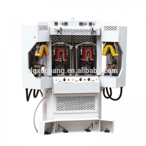 nahka urheilujalkine vamp ylempi tekemällä turvatyyny kantapää takaosa kantapää muovaus muotoiluun muodostava kone