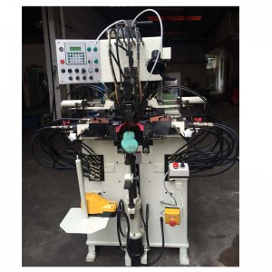 Käytetty Schoen sandt 6400CC kenkäkoron istuin ja sivuun kestävä kone.