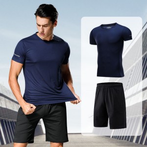 FDMM004-miesten viileä, kuiva istuvuus, lyhythihainen Crew T-paidat