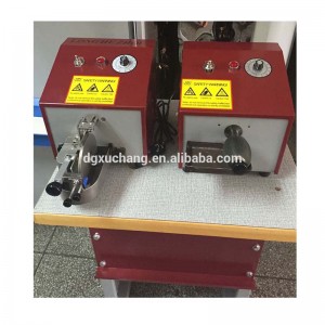 vyön valmistus värjäys nahka reunan maalaus kone