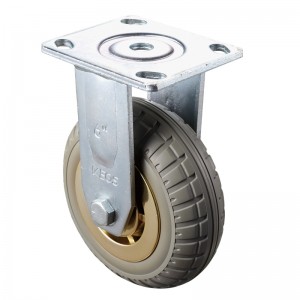 Heavy Duty - kromipinnoitettu kotelo brown2 TPE -pyörällä