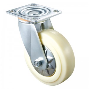 Heavy Duty - kromattu kotelo white2 TPE -pyörällä