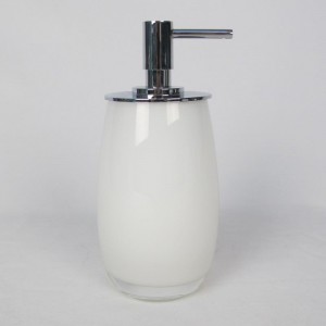 Valkoinen lasi kylpyhuone tarvikkeiden sarja