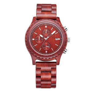 Puukello miesten matkamuistoille, ainutlaatuinen kellokvartsi