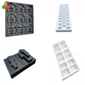 räätälöity muottipakattu pakkaus epe-sisävaahto iskunkestävä värikäs epe-vaahtosäiliö viinipullon pakkausmateriaalille