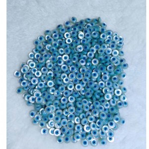 Paholainen silmä turkin silmä kukkaisessa muodossa