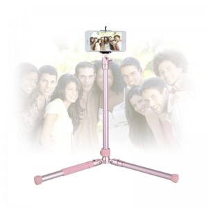 Kingjoy P056S kokoontaitettava jalusta kahdella nupilla säätää pallon päätä