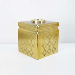 Pyöreä laserleikattu mosaiikki kultakuvioinen lasi kylpyhuone tarvikkeet