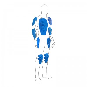 ACF-vaahdosta tehdään erityinen ihmisvartalon suojaava vartalo (ACF).