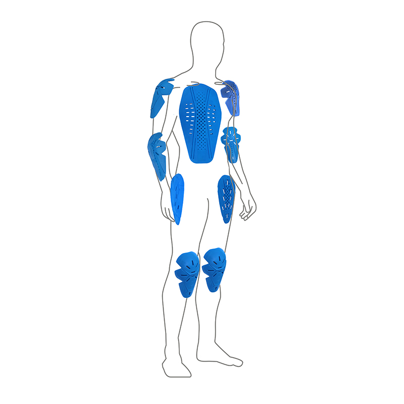 ACF-vaahdosta tehdään erityinen ihmisvartalon suojaava vartalo (ACF).