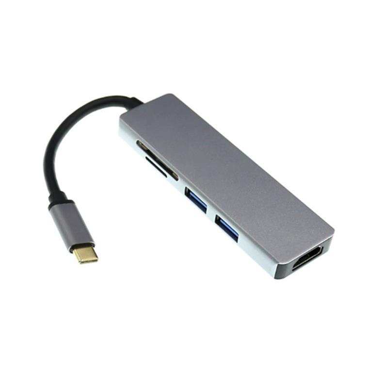 C-tyypin USB - HDMI + 2 x USB 3.0 + SD -kortinlukijanapa