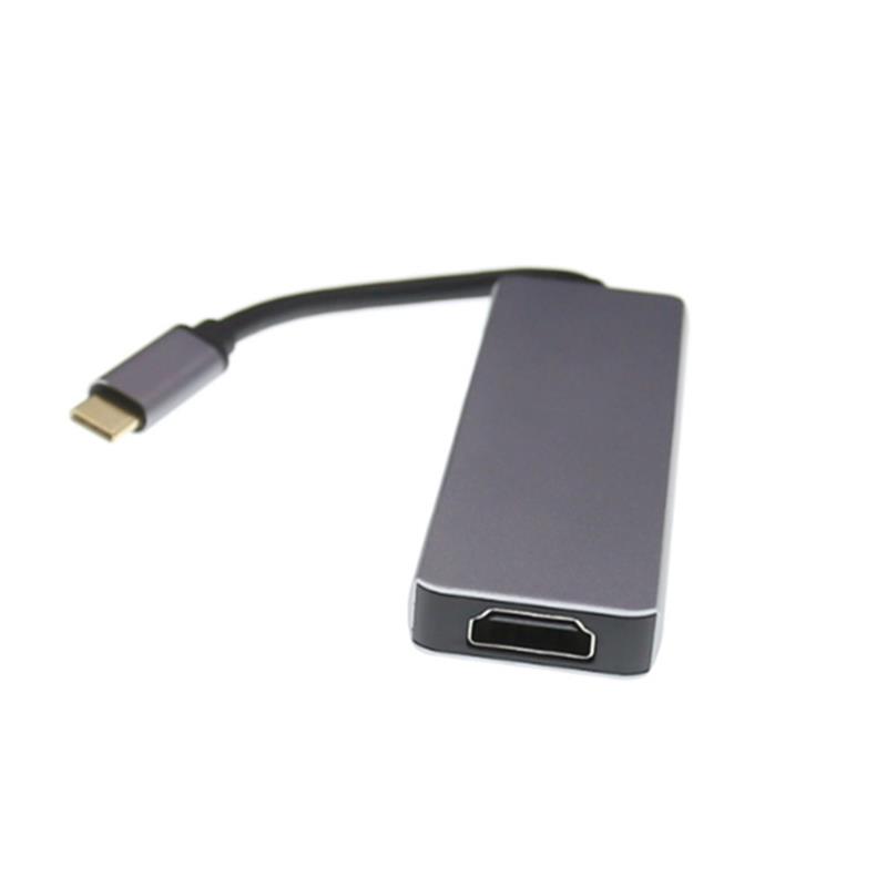 C-tyypin USB - HDMI + 2 x USB 3.0 + SD -kortinlukijanapa