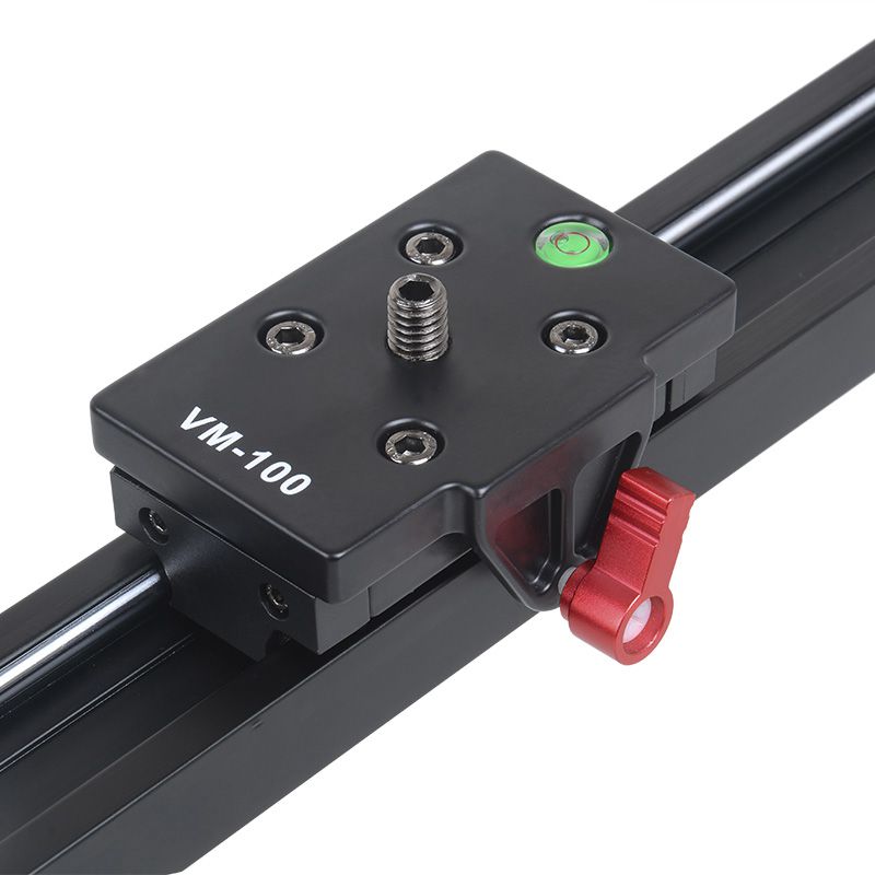 KINGJOY VM-1000 mm Length Aluminum Weaferable Camera Rail Slider, Smooth Movement for Photo and Video