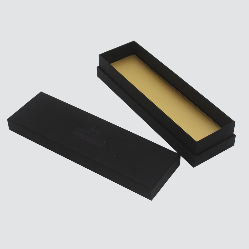 Räätälöity klassinen musta laatikko korut kaulakorut tarvikkeet lahjapaketti