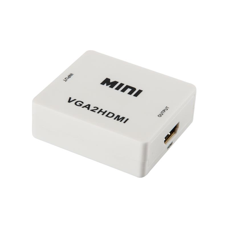 Minikoko VGA+Ääni HDMI- muuntajalle 1080P
