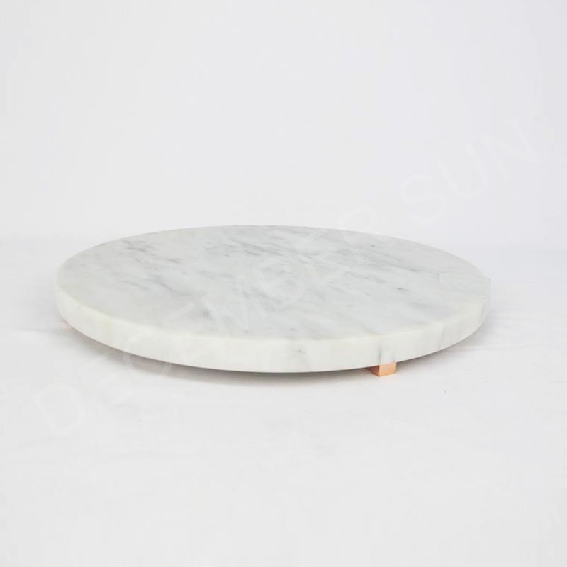 Paras hinta valkoinen marmorinen kakkujalusta