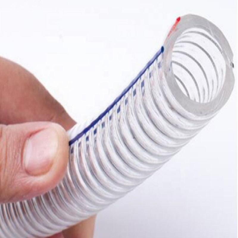 Tehdas suora PVC-kierreteräsvahvistettu letku korkeapaineella