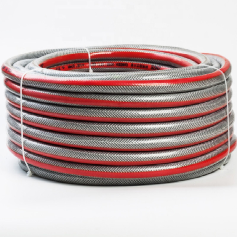 Ei hajua laadukas värikäs joustava kuitu punottu vahvistaa muovi pvc puutarhaletku