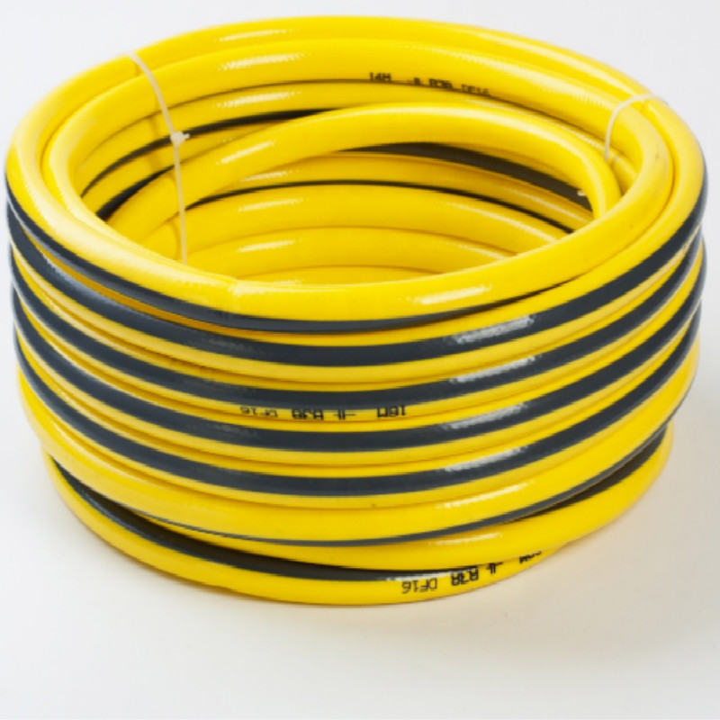 Värikäs joustava kuitu punottu vahvistaa muovi pvc puutarhavesiletku