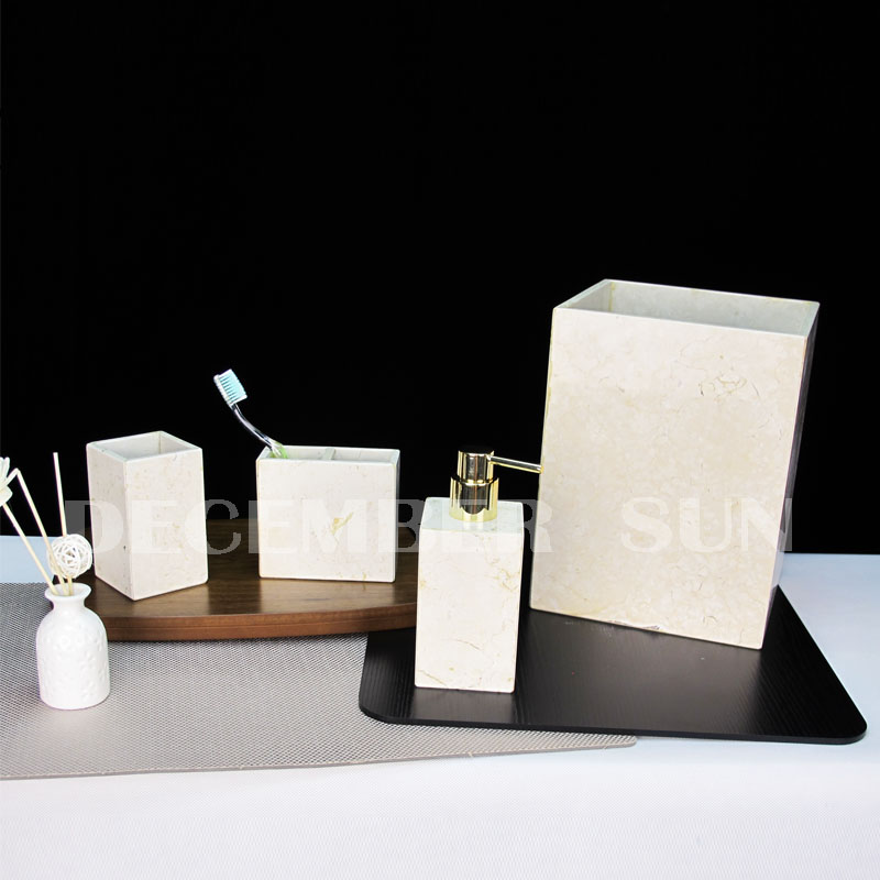 Tukku-marmoriset kylpyhuonetarvikkeet