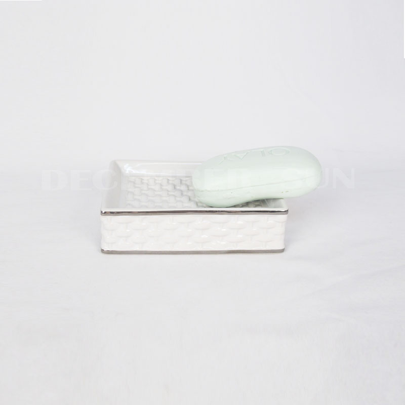 2020 Paras hinta valkoinen posliini bambu kudonta kylpyhuone setit