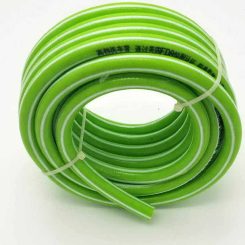 Värikäs joustava kuitu punottu vahvistettu muovi pvc puutarhavesiletku