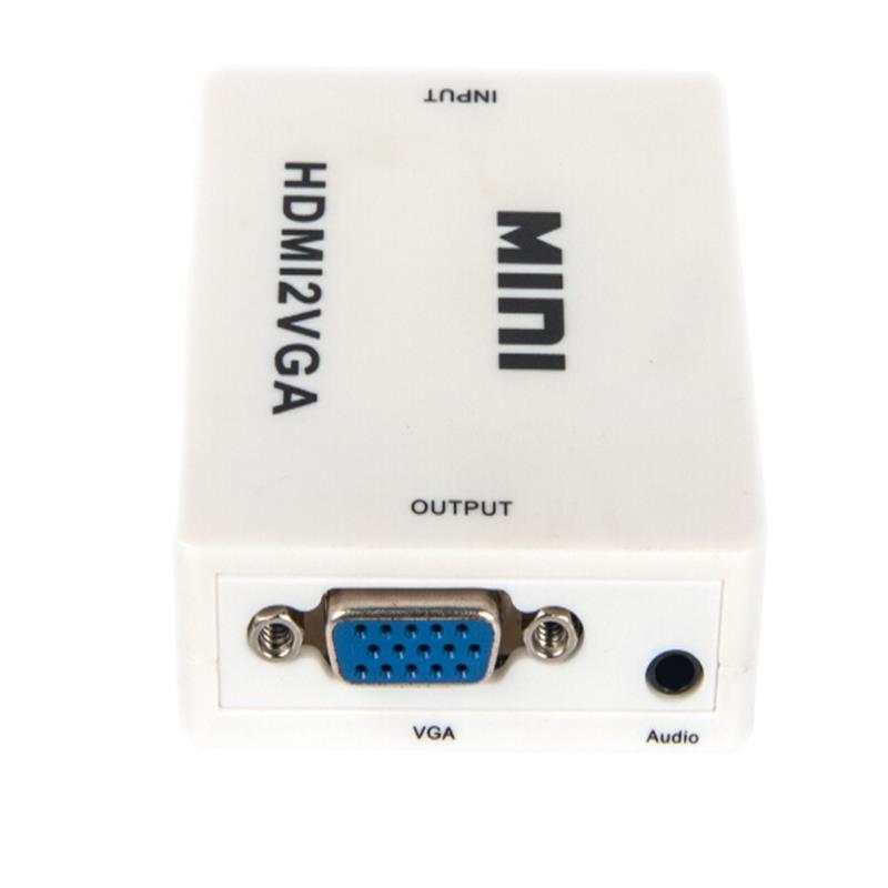 Pienikokoinen HDMI VGA + Audio Converter 1080P: hen