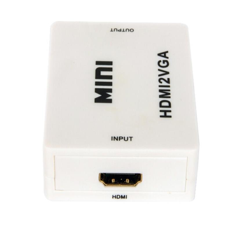 Pienikokoinen HDMI VGA + Audio Converter 1080P: hen